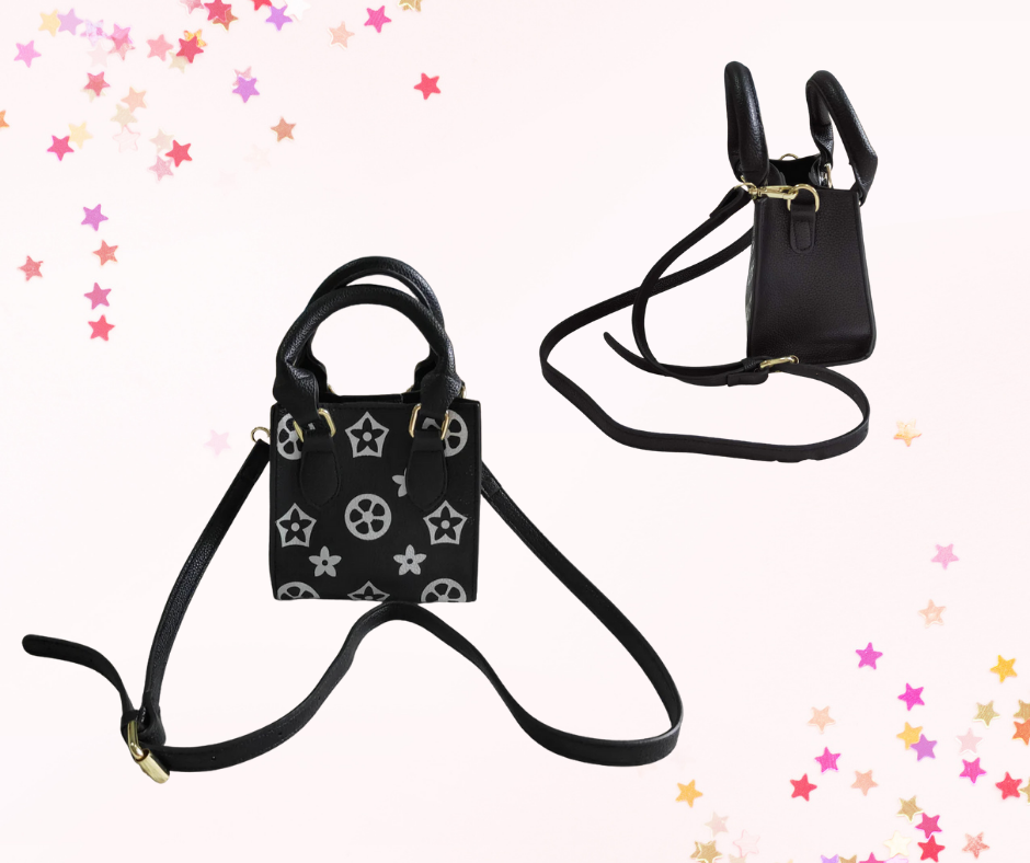 Girls Mini Purse – Faux Leather | 4 Prints | Crossbody