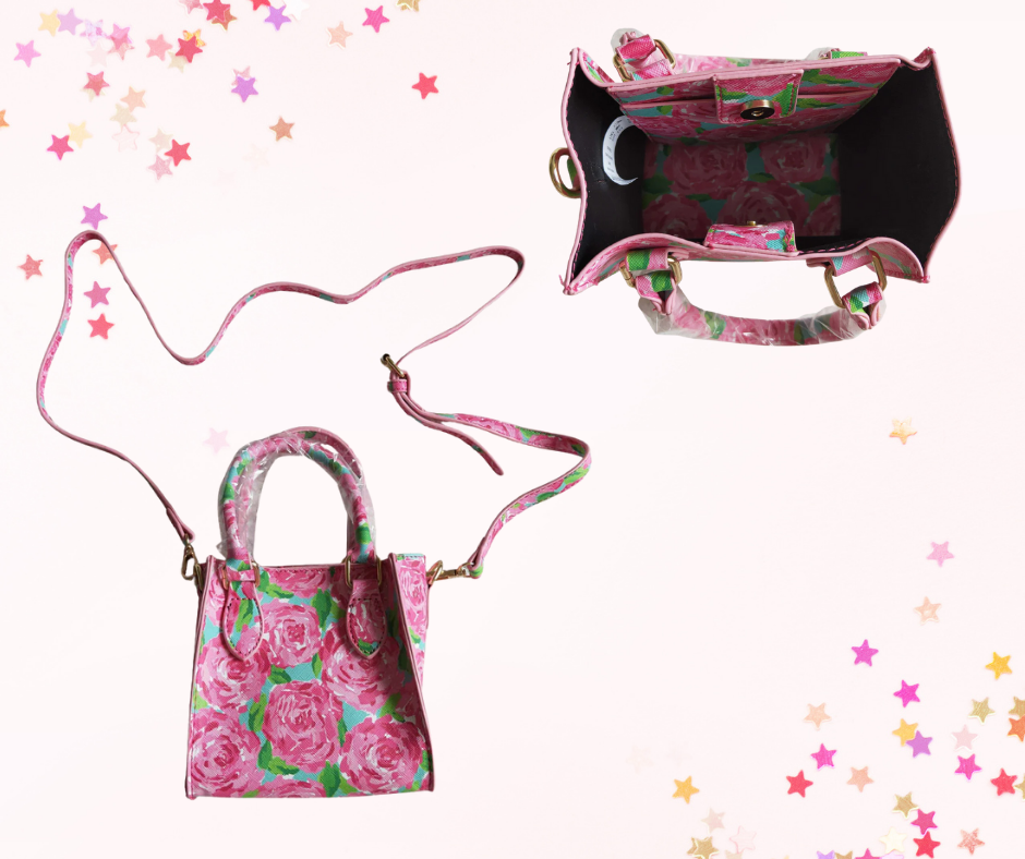 Girls Mini Purse – Faux Leather | 4 Prints | Crossbody