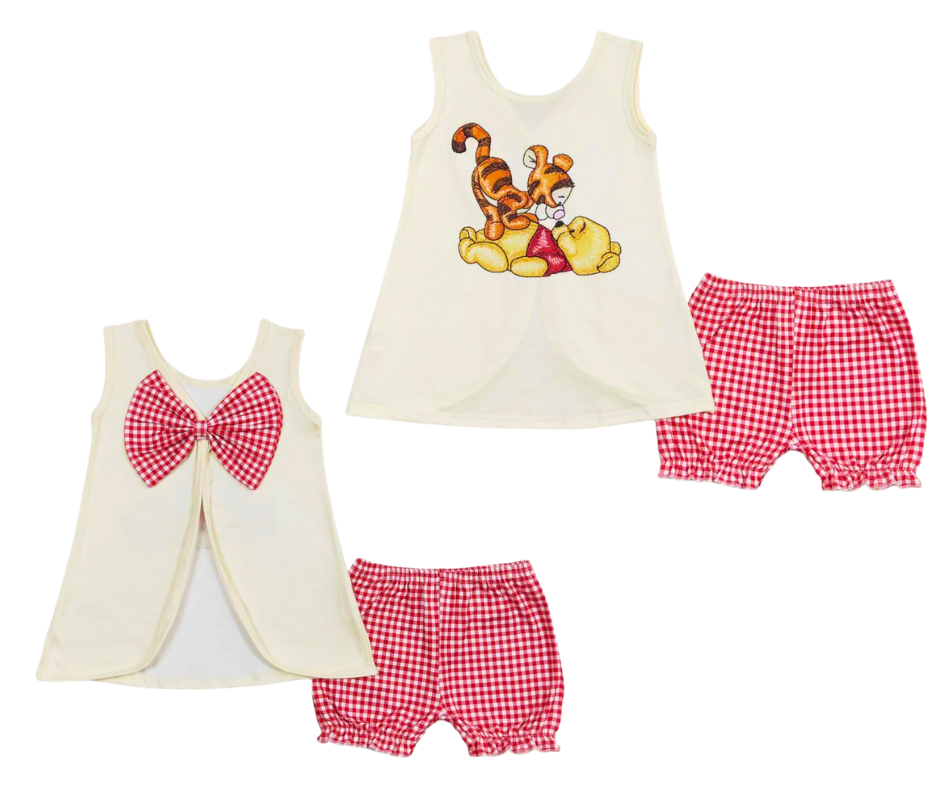 Tigger & Bear Matching Outfits – Romper, Tank Set, Tee Set for Boys & Girls
