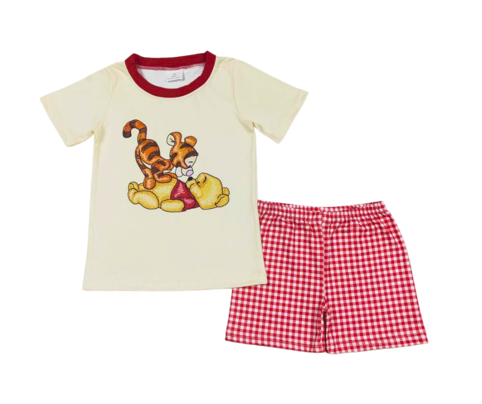 Tigger & Bear Matching Outfits – Romper, Tank Set, Tee Set for Boys & Girls