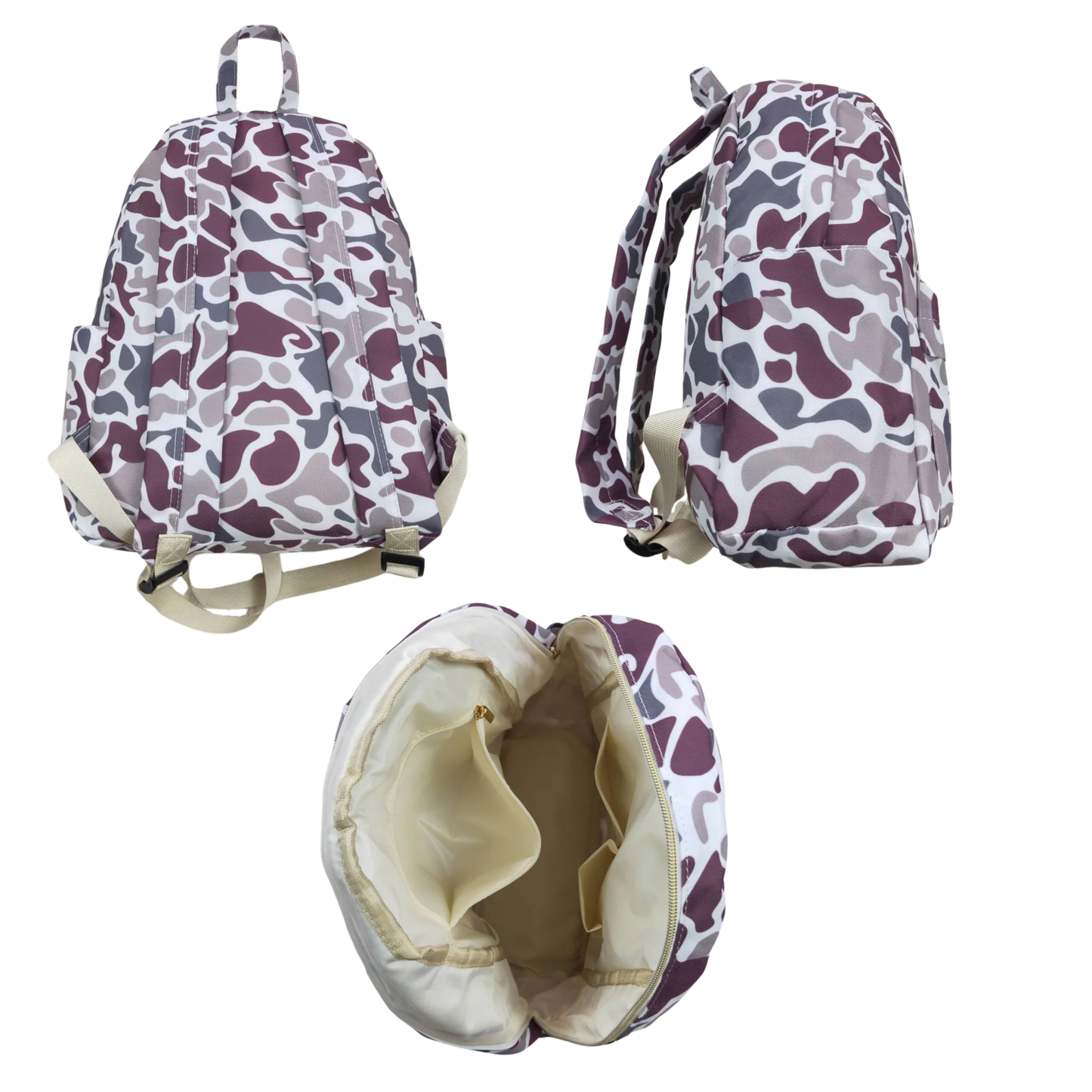 Matching Kids Backpack and Lunchbox Set for Kids – Toddler, Preschool, Camouflage