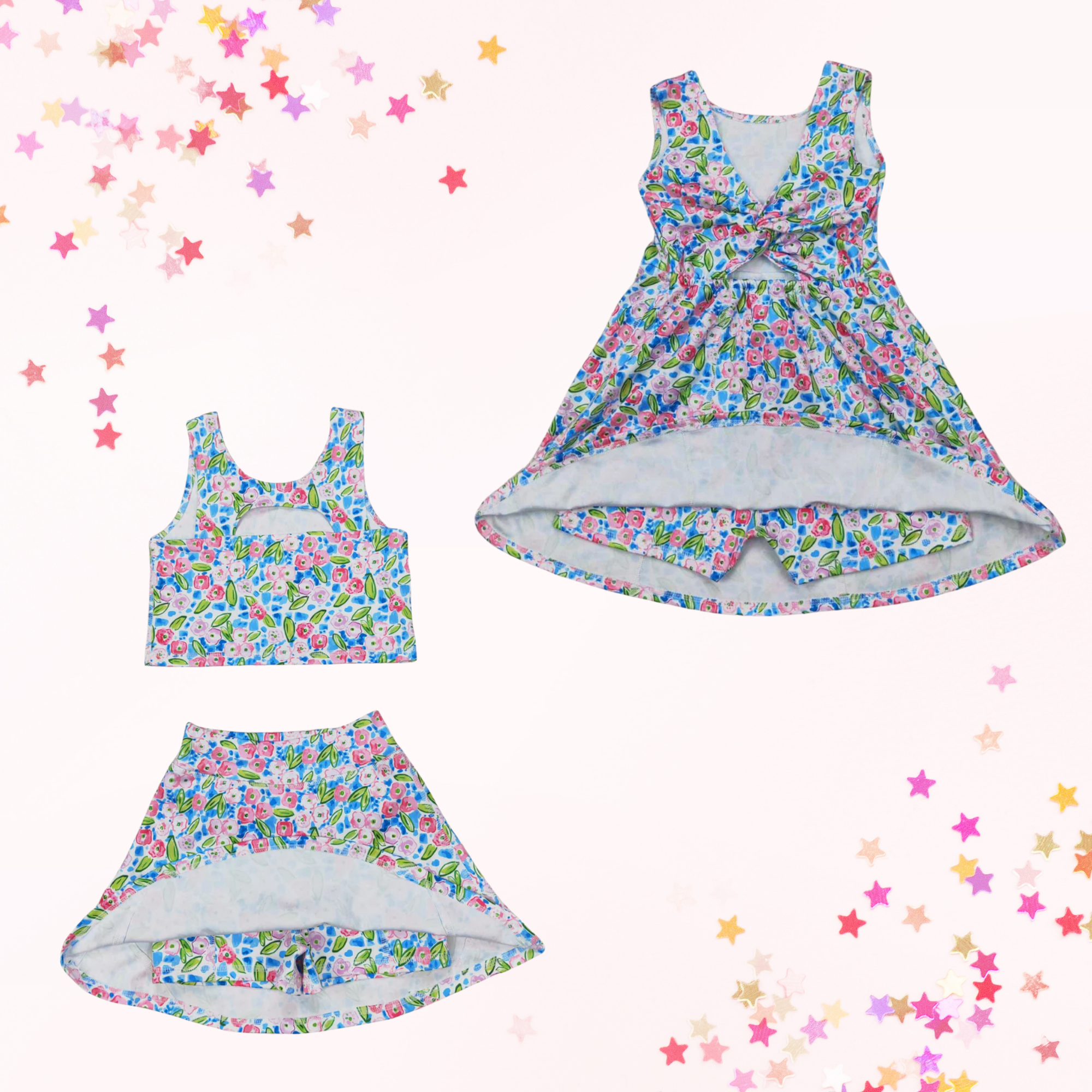 Bloom & Bliss Collection – Skort Set or Active Dress