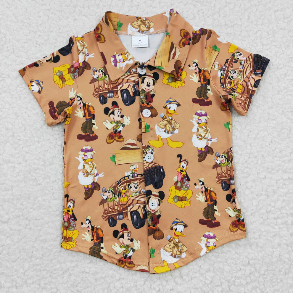 Safari Adventure Boys Button-Up Shirt