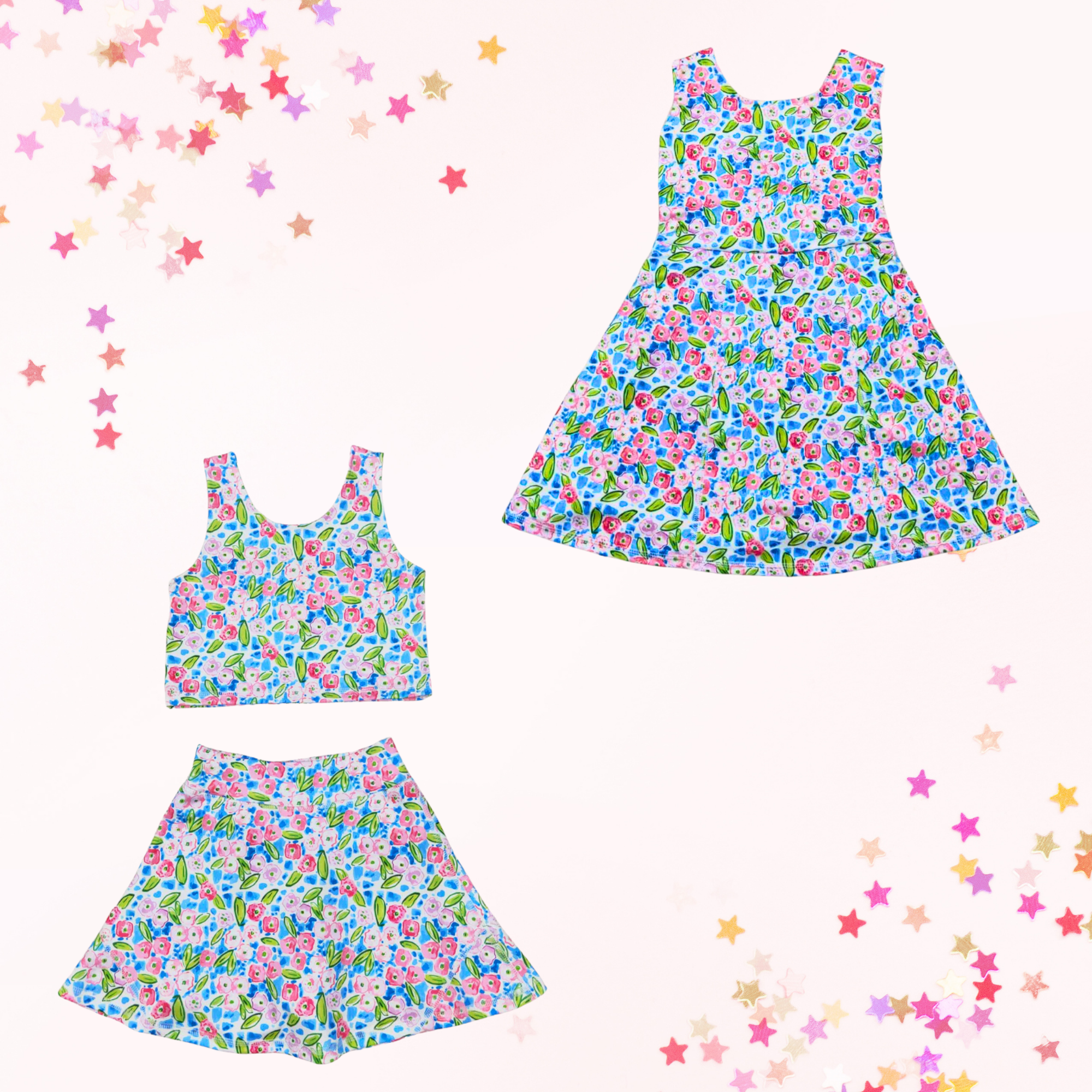 Bloom & Bliss Collection – Skort Set or Active Dress