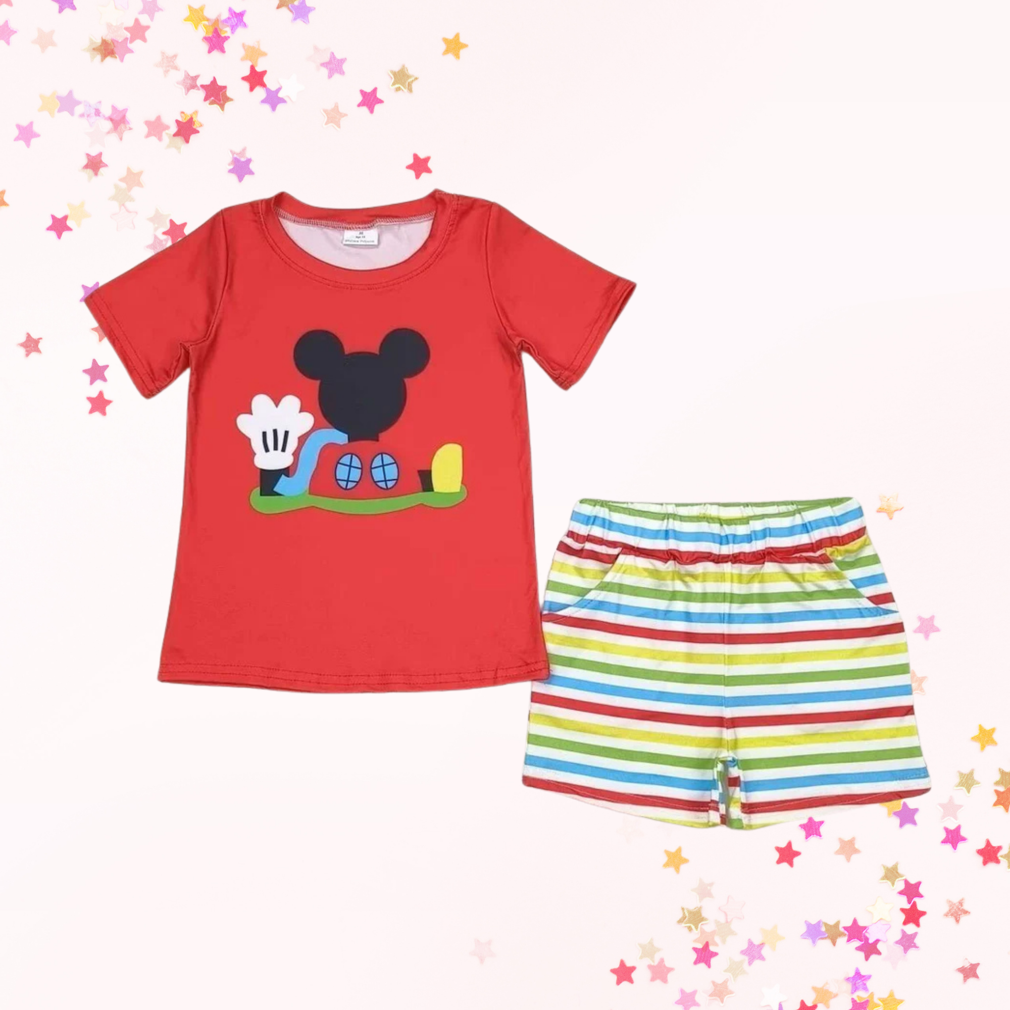 Boys Mouse Clubhouse Character Short Set