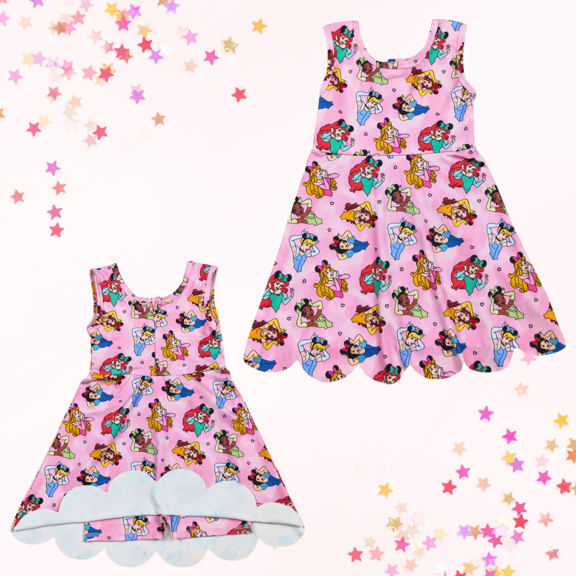 Pink Princess Dreams Girls Active Dress