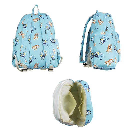 Kids Backpack for Kids – Toddler, Preschool, Blue Dog Cartoon