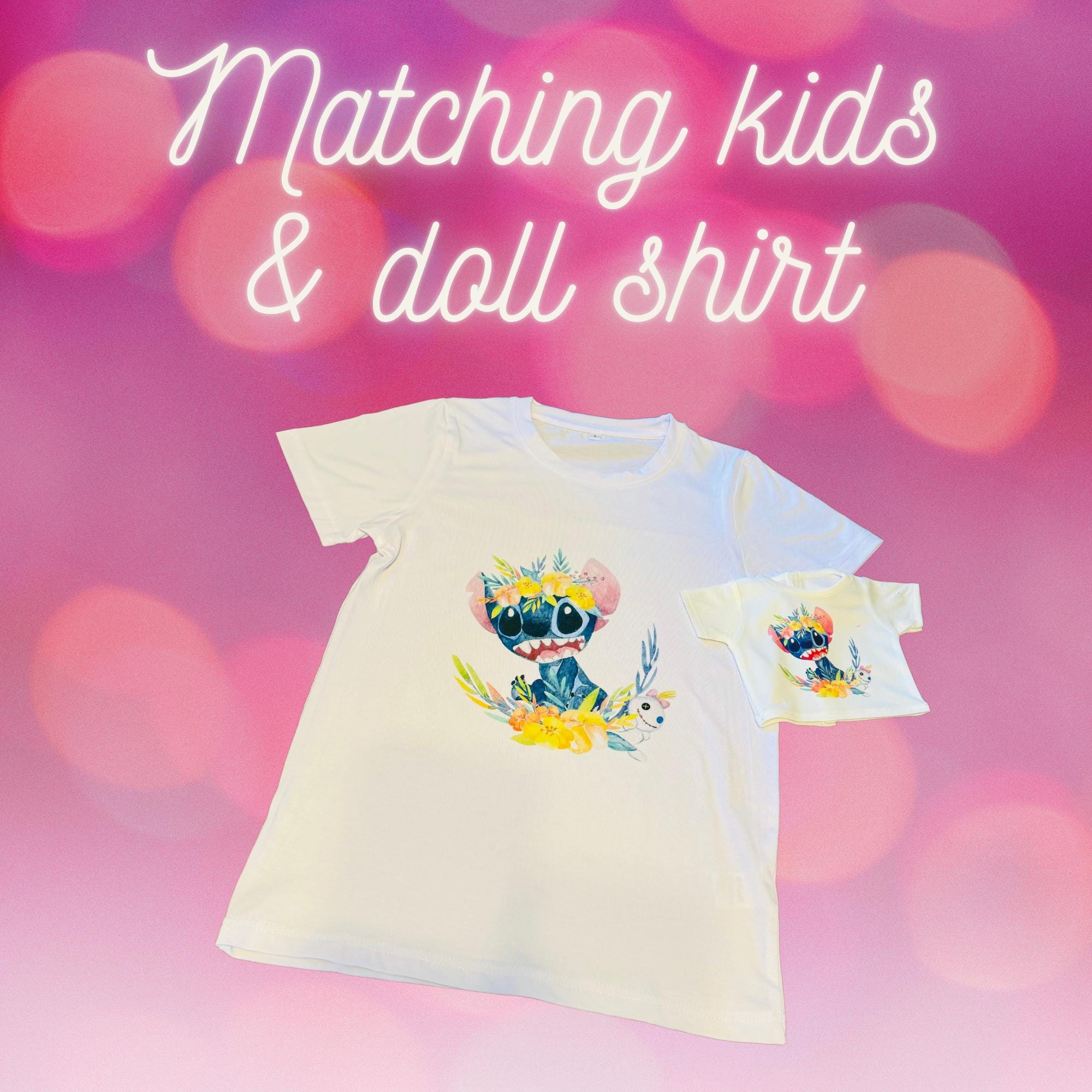 Animal safari love mouse ears, 18 inch doll custom t shirt top, matching kids tshirt, kids, girls, toy, clothes, 18”, doll clothing