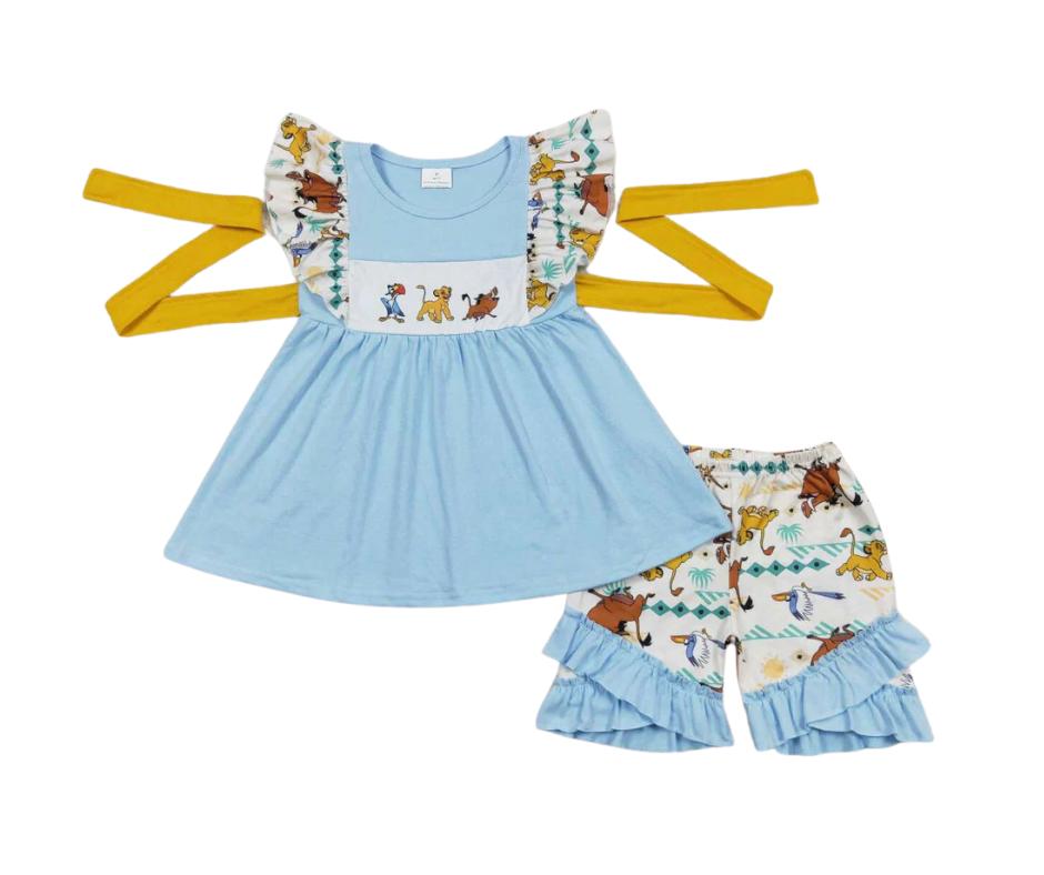 Savanna Adventure Collection | Dress, Girls Short Set & Boys Short Set