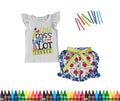 Girls Shorts and Top Set, Little Miss Talks A Lot – Back to School Outfit | Toddler to Big Girl