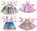 Girls Princess Dress – Baby, Toddler & Kids Sizes | Twirl Dress in 4 Styles for Birthday or Play