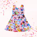 Pink princess girls athletic dress with shorts | athleisure, kids clothing, birthday dress